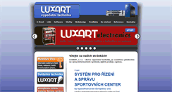 Desktop Screenshot of luxart-it.cz