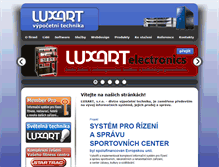 Tablet Screenshot of luxart-it.cz